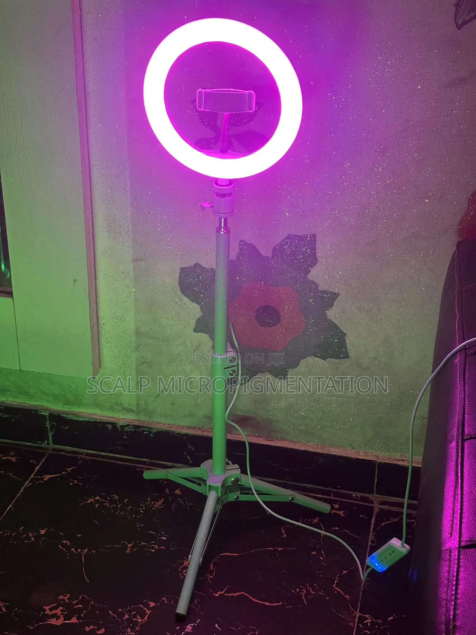 Vivitar iVLOG 8" LED Ring Light With Stand Phone Holder