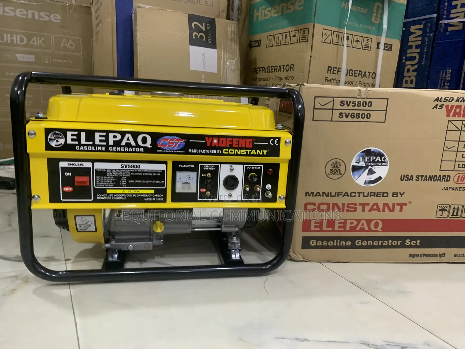 Elepaq SV5800 Constant Generator – Reliable Power for Every Home