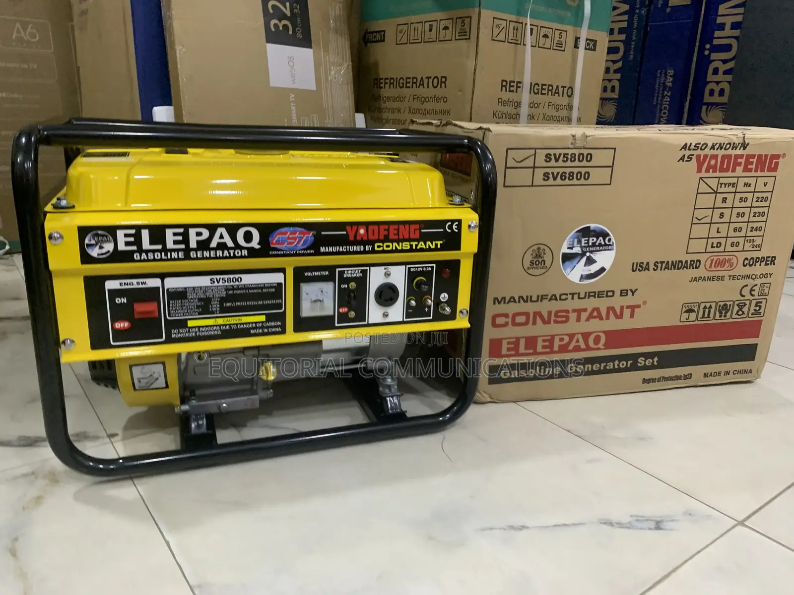 Elepaq SV5800 Constant Generator – Reliable Power for Every Home