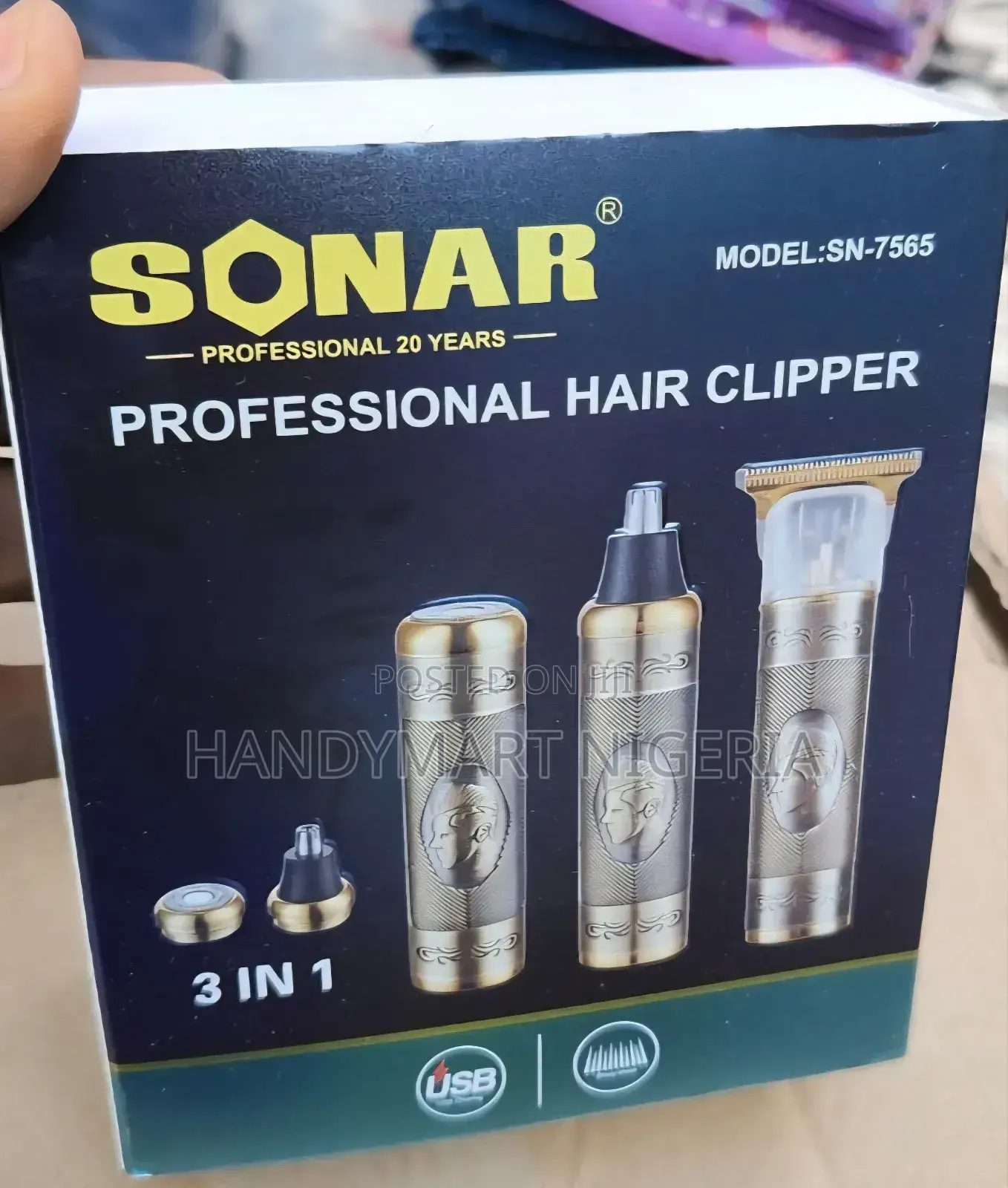 SN-7565 Professional 3-in-1 Hair Clipper 20% OFF