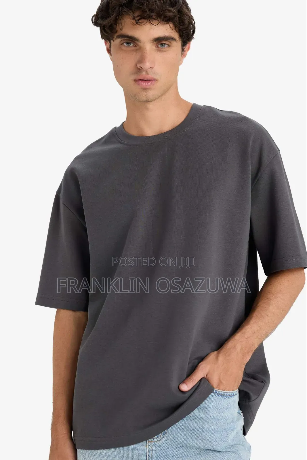 Balenciaga Oversized Plain Cotton T-Shirt – Unisex