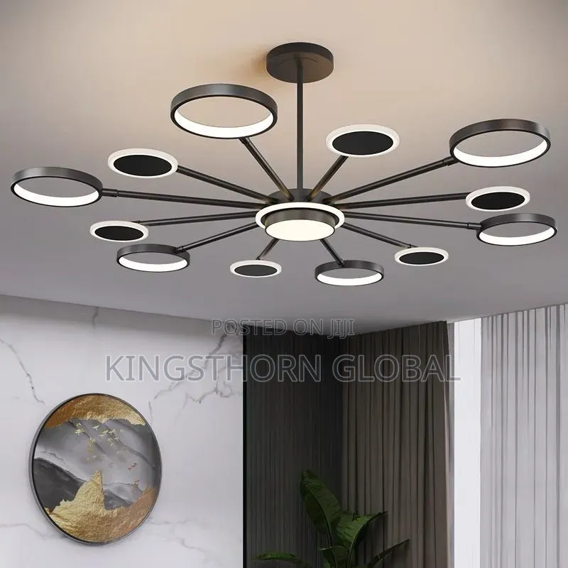 Modern LED Ring Chandelier Ceiling Light