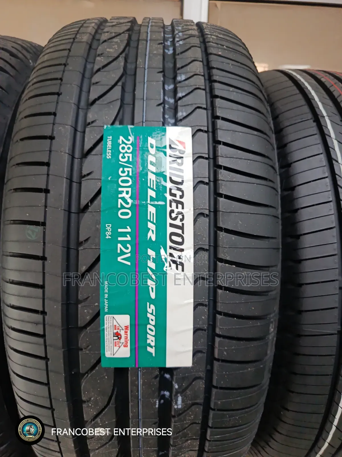 285/50r20 Bridgestone Premium Tire