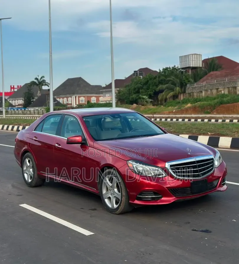 Mercedes-Benz E350 2015 Red