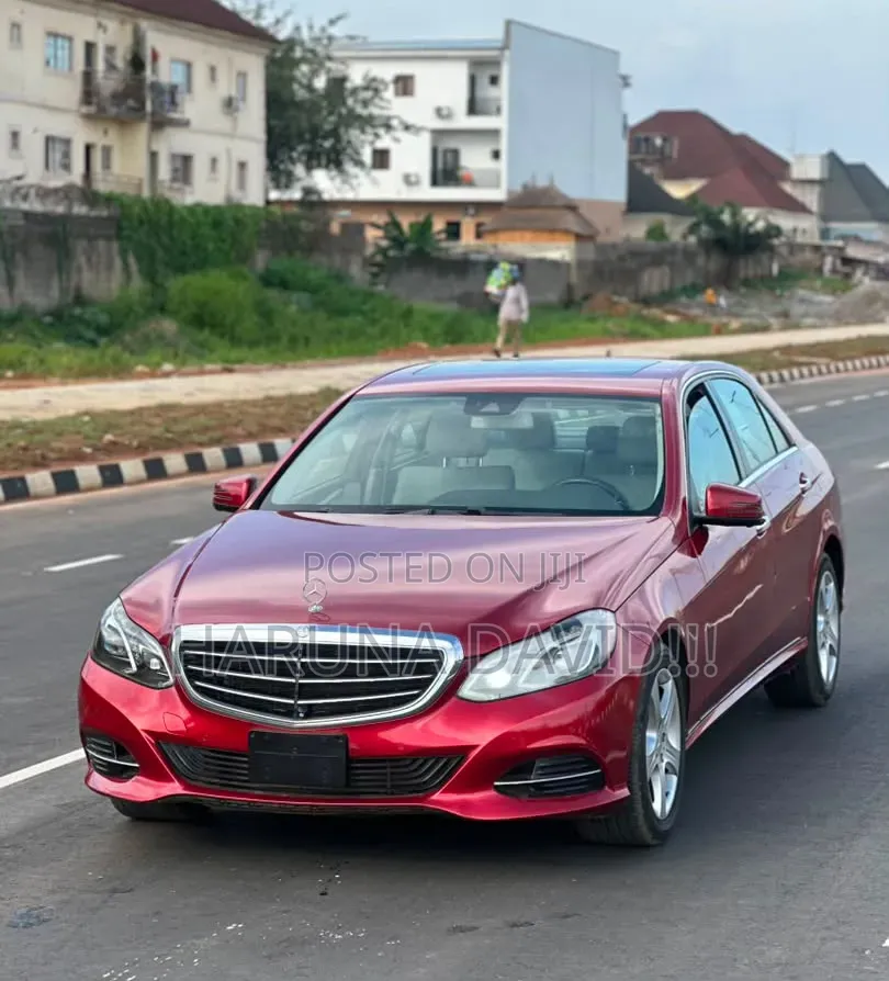 Mercedes-Benz E350 2015 Red
