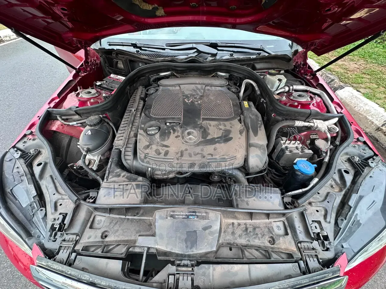 Mercedes-Benz E350 2015 Red