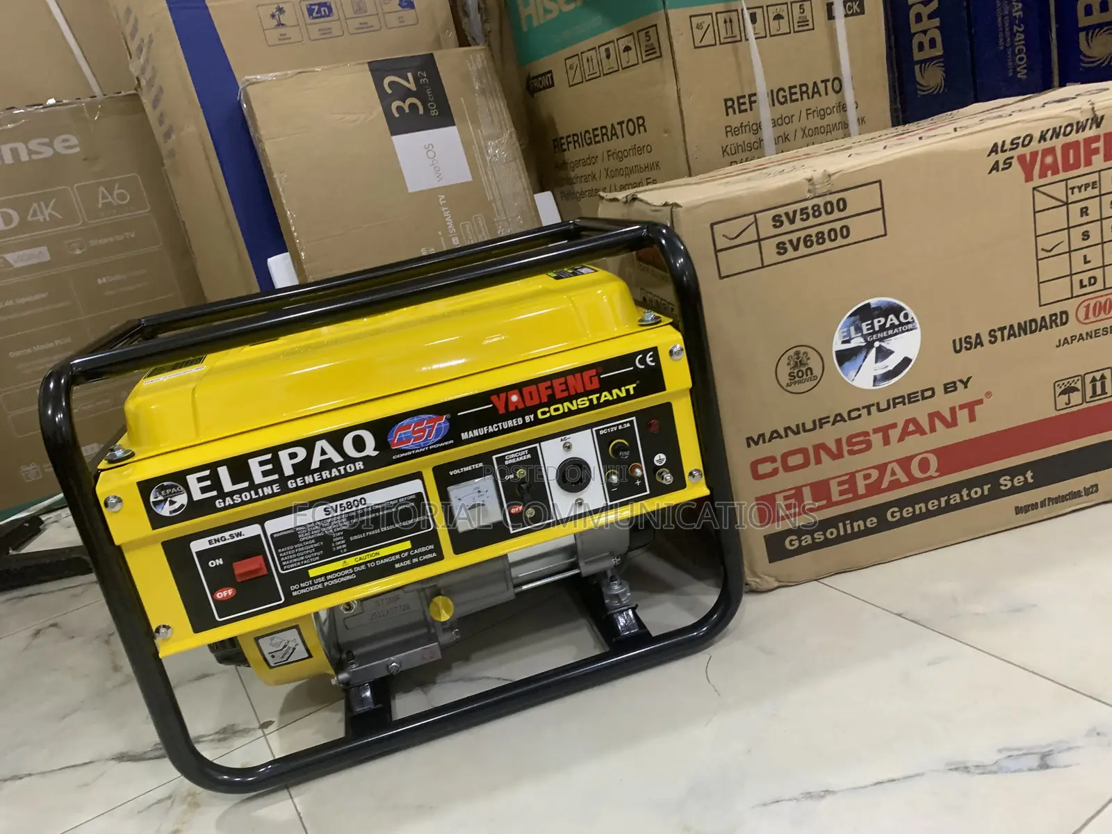 Elepaq SV5800 Generator – Efficient Power for Home and Business
