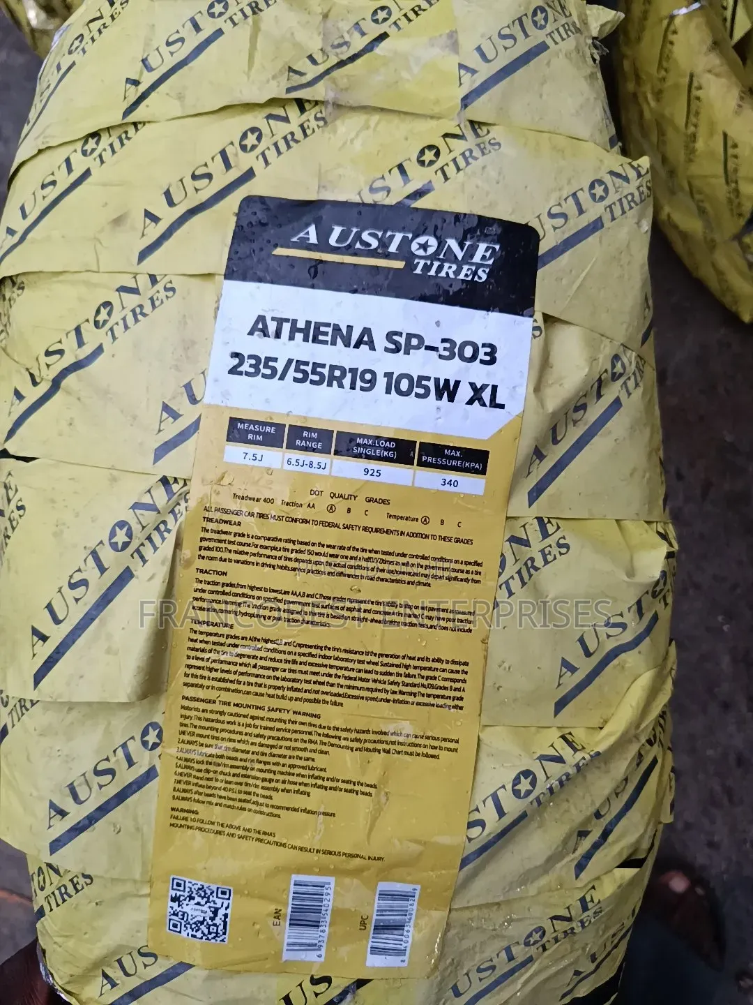 235/55r19 Austone Tyre