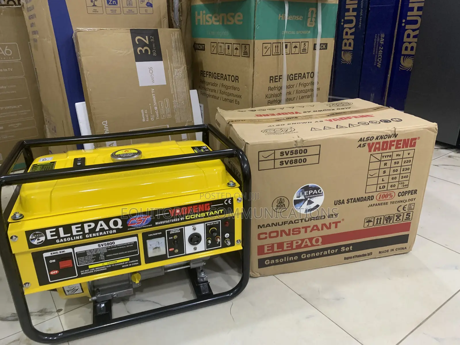 Elepaq SV5800 Generator – Smart Choice for Uninterrupted Power