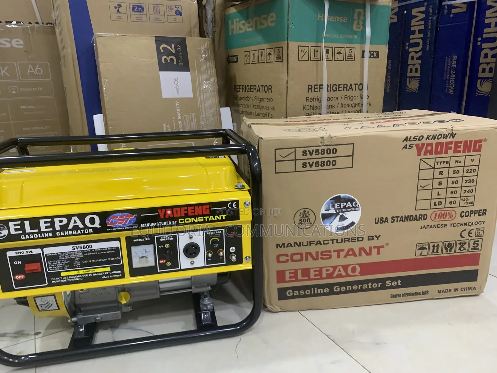 Elepaq SV5800 Generator – Compact, Powerful Reliable