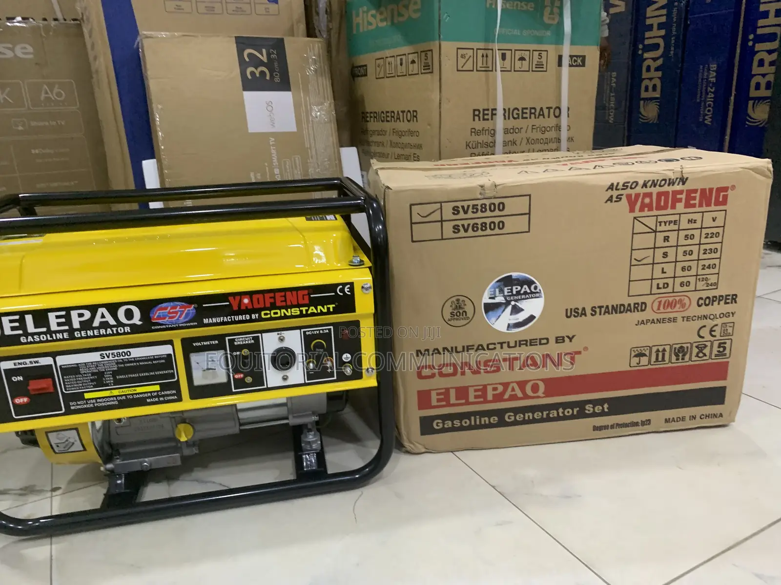 Elepaq SV5800 Generator – Efficient Engine With Stable Performance