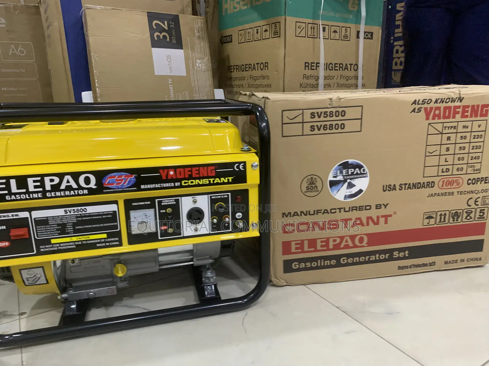 Elepaq SV5800 Generator – Durable and Efficient Energy Solution
