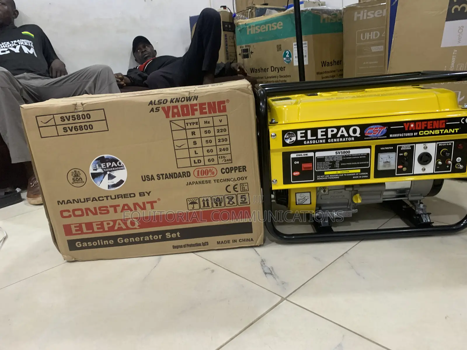 Elepaq SV5800 Generator – Durable and Efficient Energy Solution