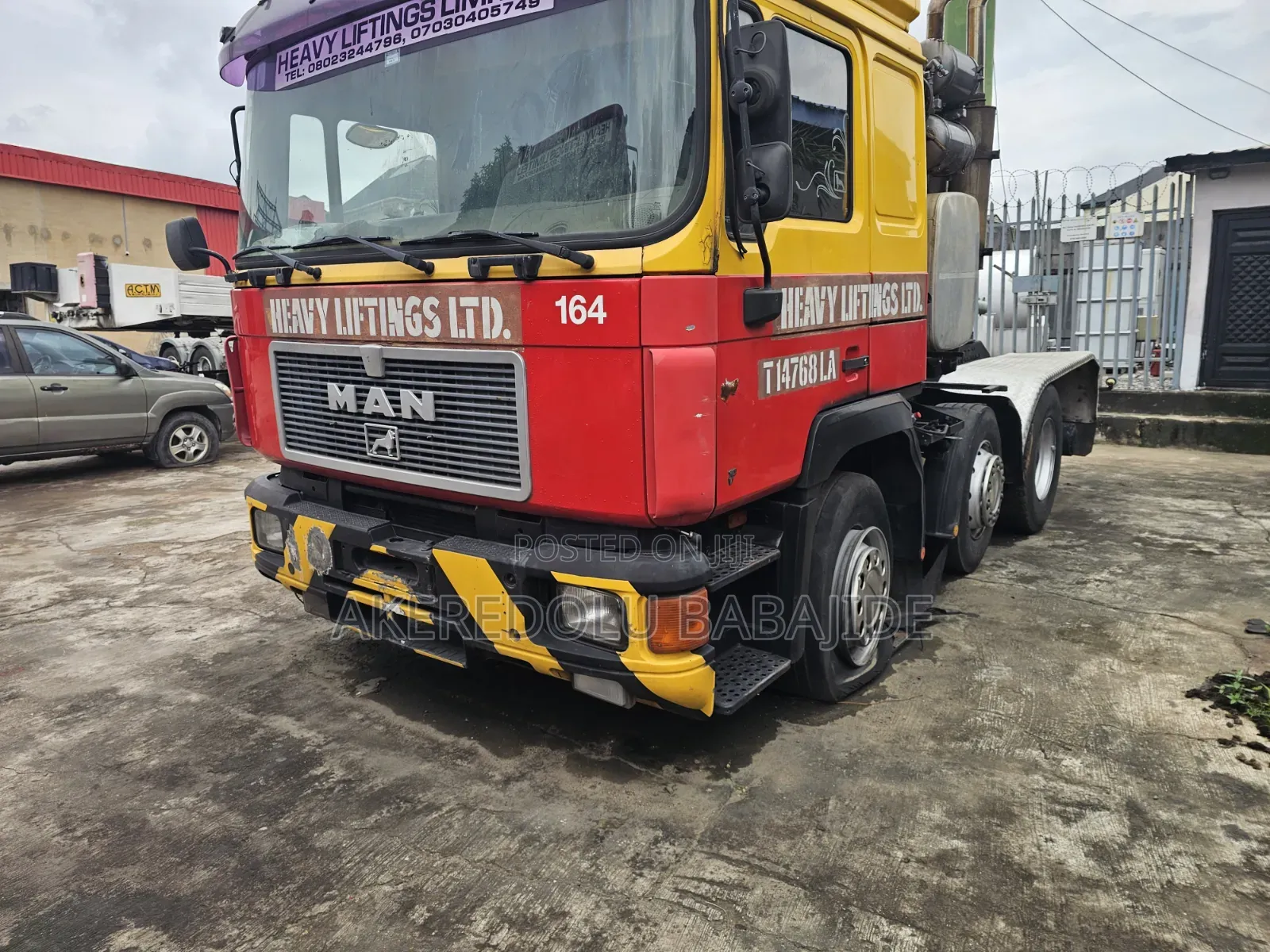 Man Truck 12tire Nigeria Uesd