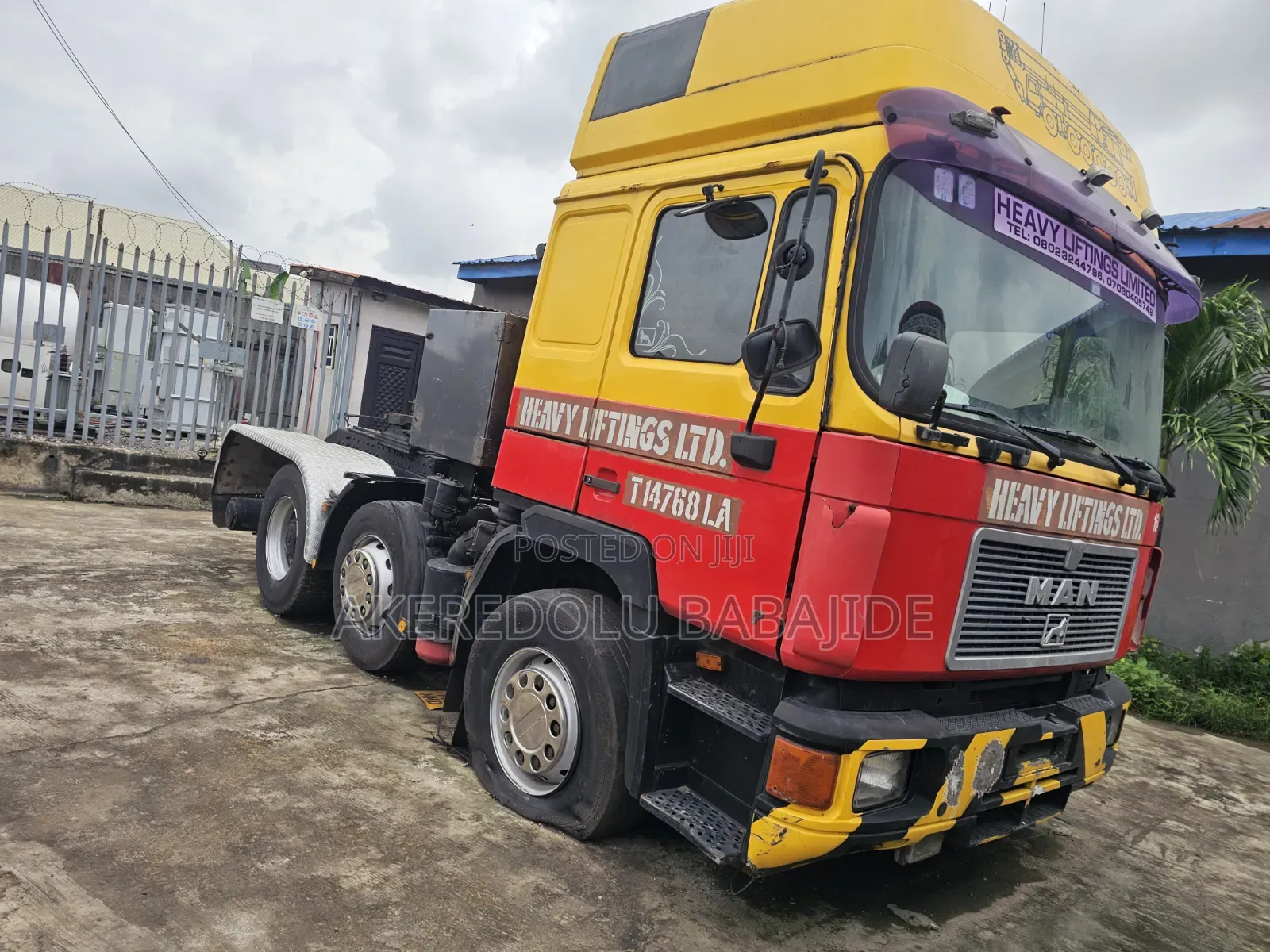 Man Truck 12tire Nigeria Uesd