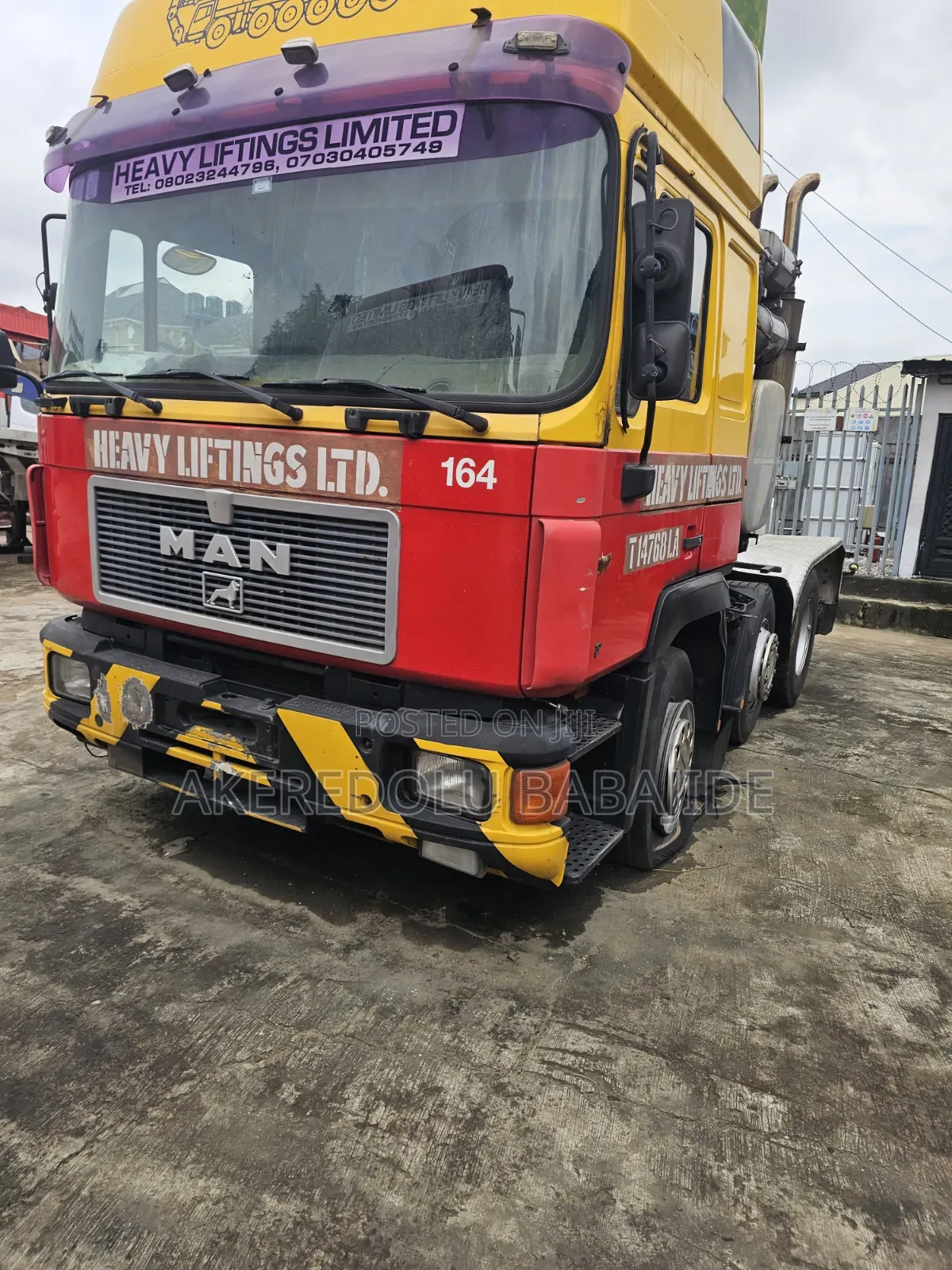 Man Truck 12tire Nigeria Uesd