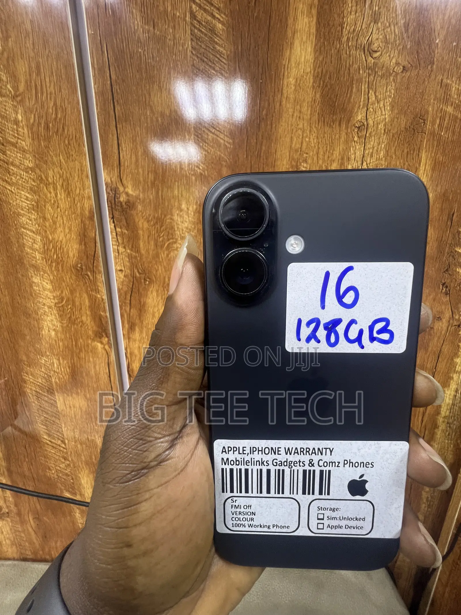 Apple iPhone 16 128 GB Black