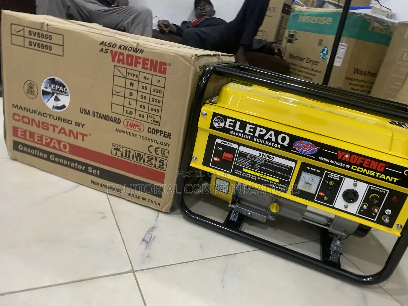 Elepaq SV5800 Generator – Keep Your Home Running Smoothly