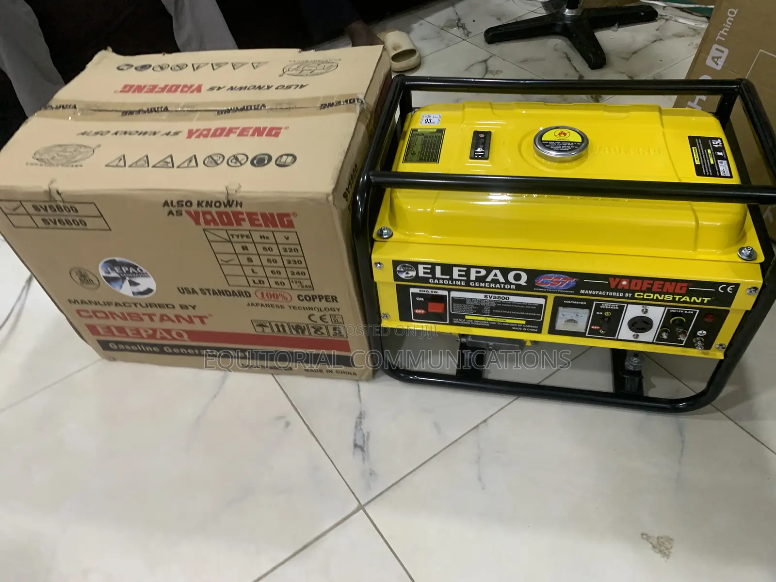 Elepaq SV5800 Constant Generator – Powerful Generator With Stable Volt