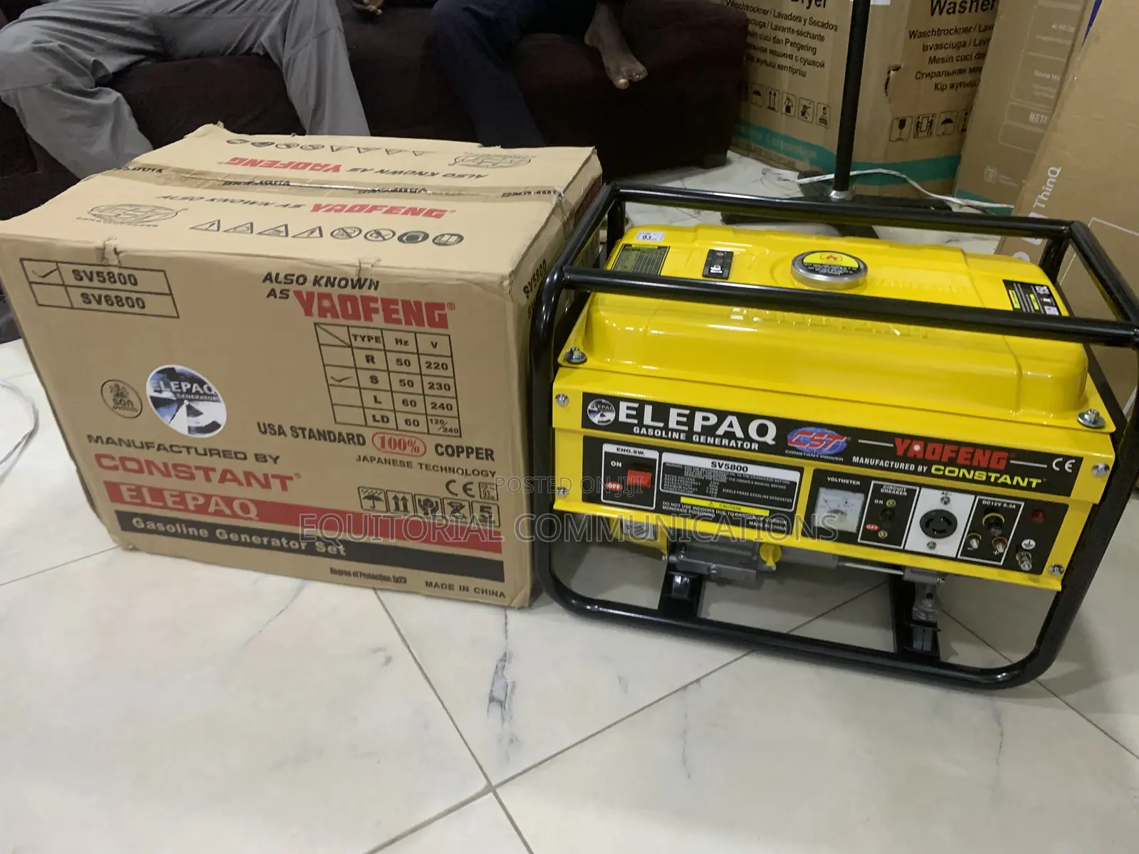 Elepaq SV5800 Constant Generator – Powerful Generator With Stable Volt