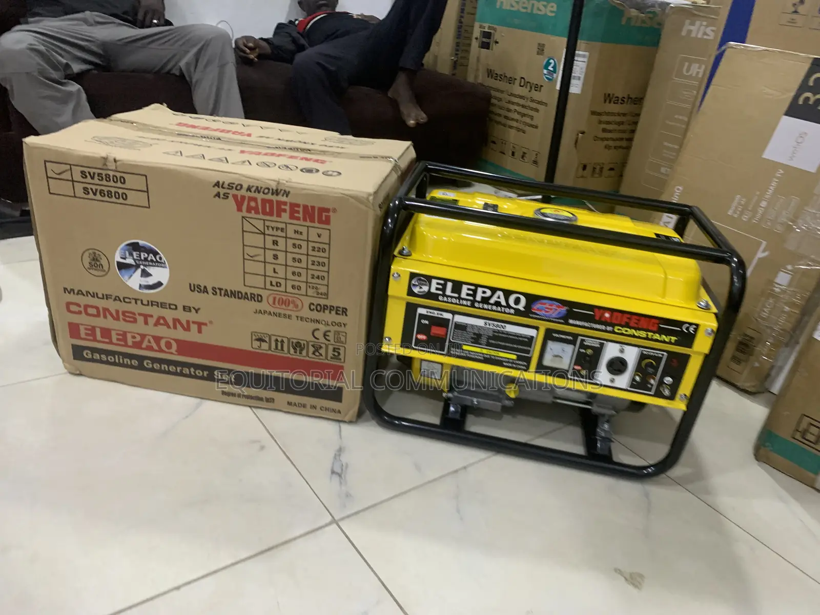 Elepaq SV5800 Constant Generator – Strong Performance, Every Time