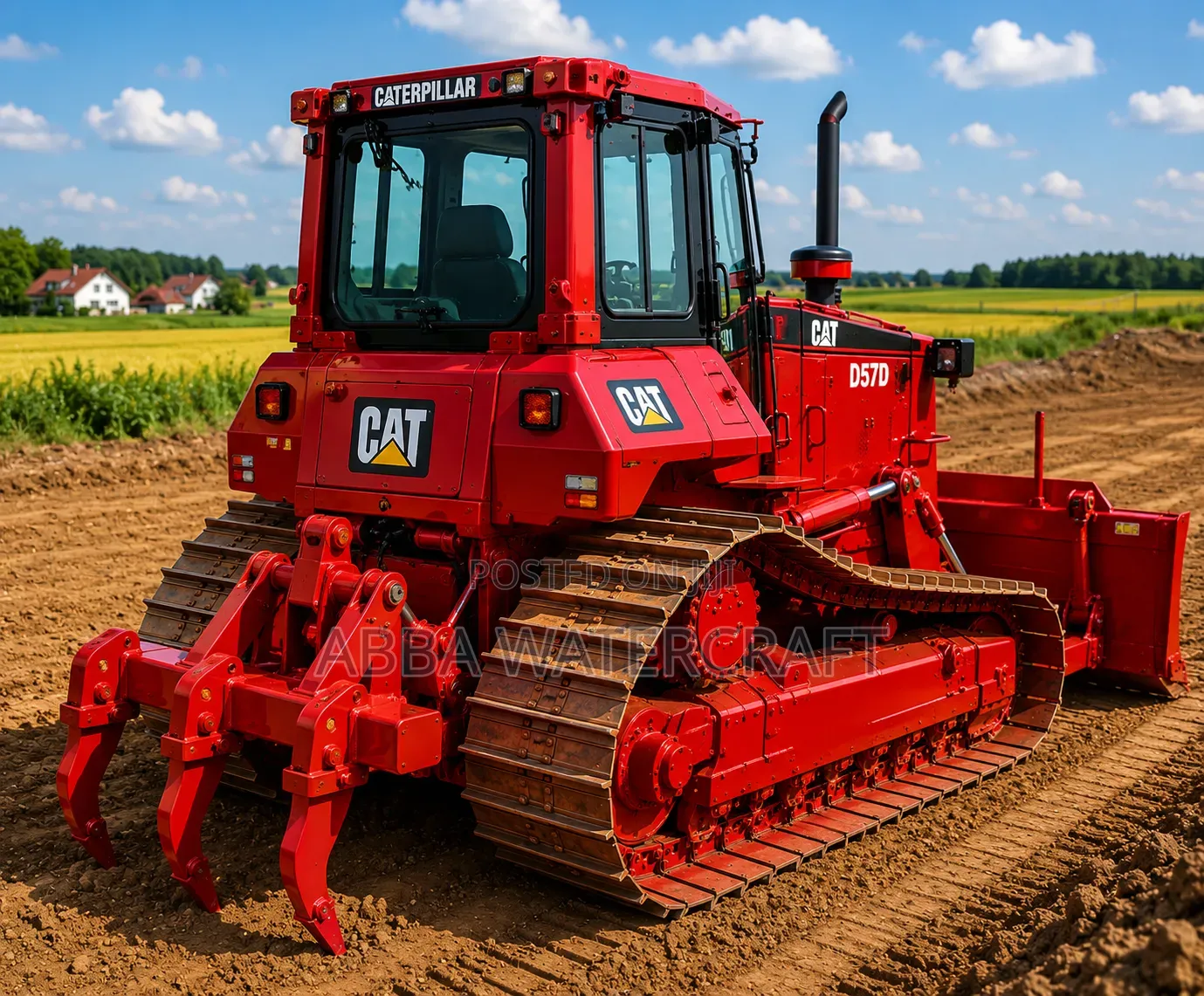 Heavy-Duty v-Track Bulldozer Available for Lease