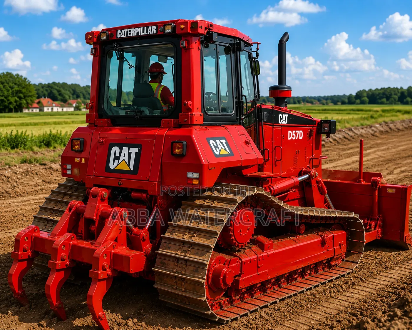 Heavy-Duty v-Track Bulldozer Available for Lease