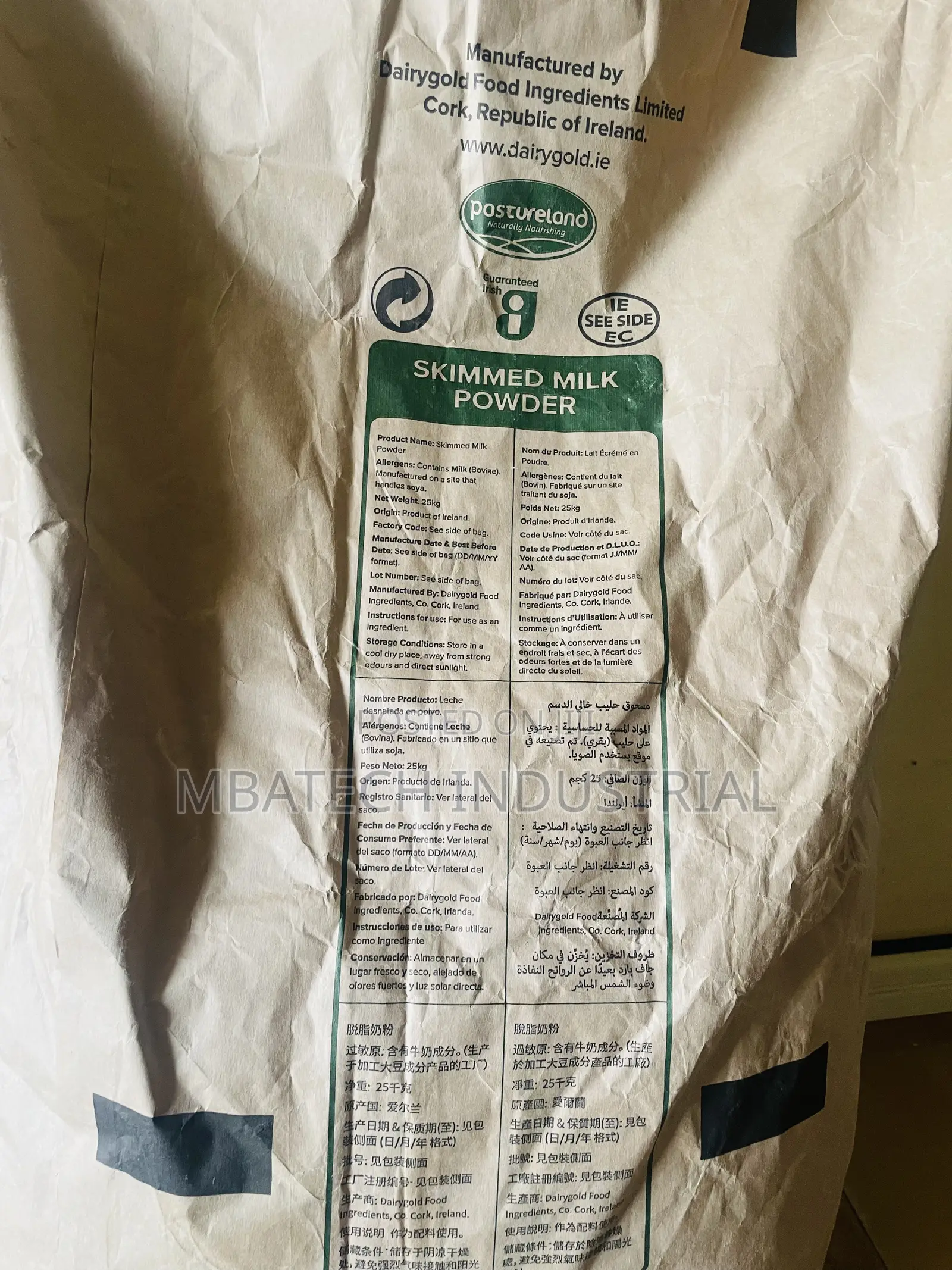 Skimmed Milk Powder (Glenor$