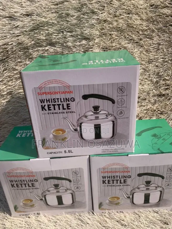 5.5Liters Supersony Japan Stainless Steel Whistling Kettle