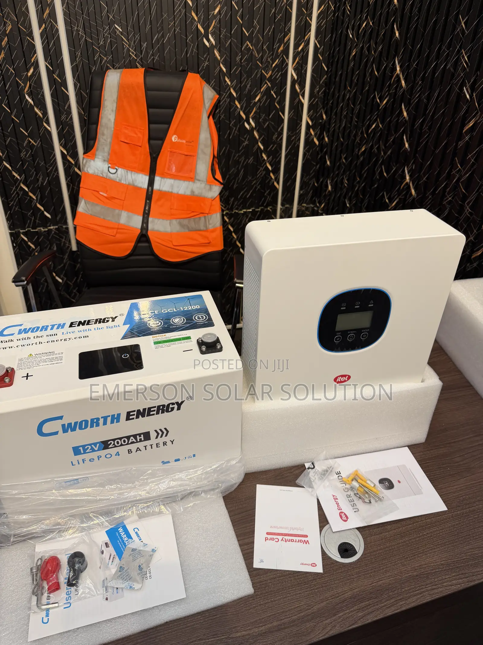 Cworth 2.5kwh 12v With Itel 1.5kva 12v