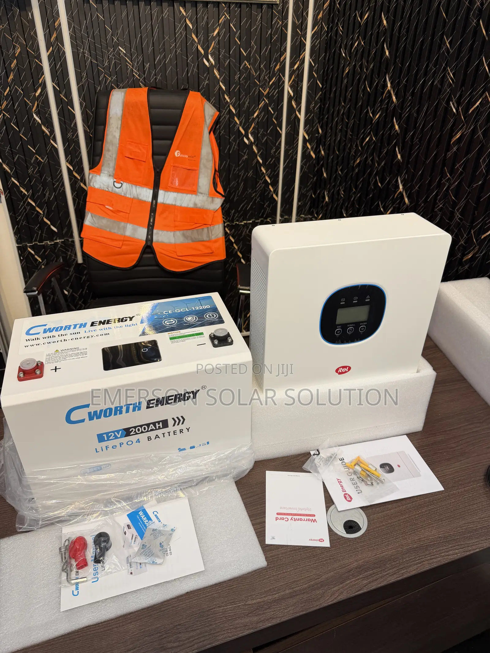 Cworth 2.5kwh 12v With Itel 1.5kva 12v