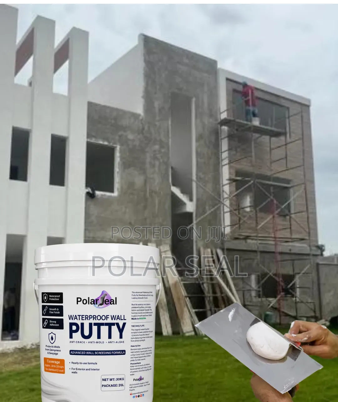 Looking for the Best Anti-Damp Wall Putty? PolarSeal Screeding Putty