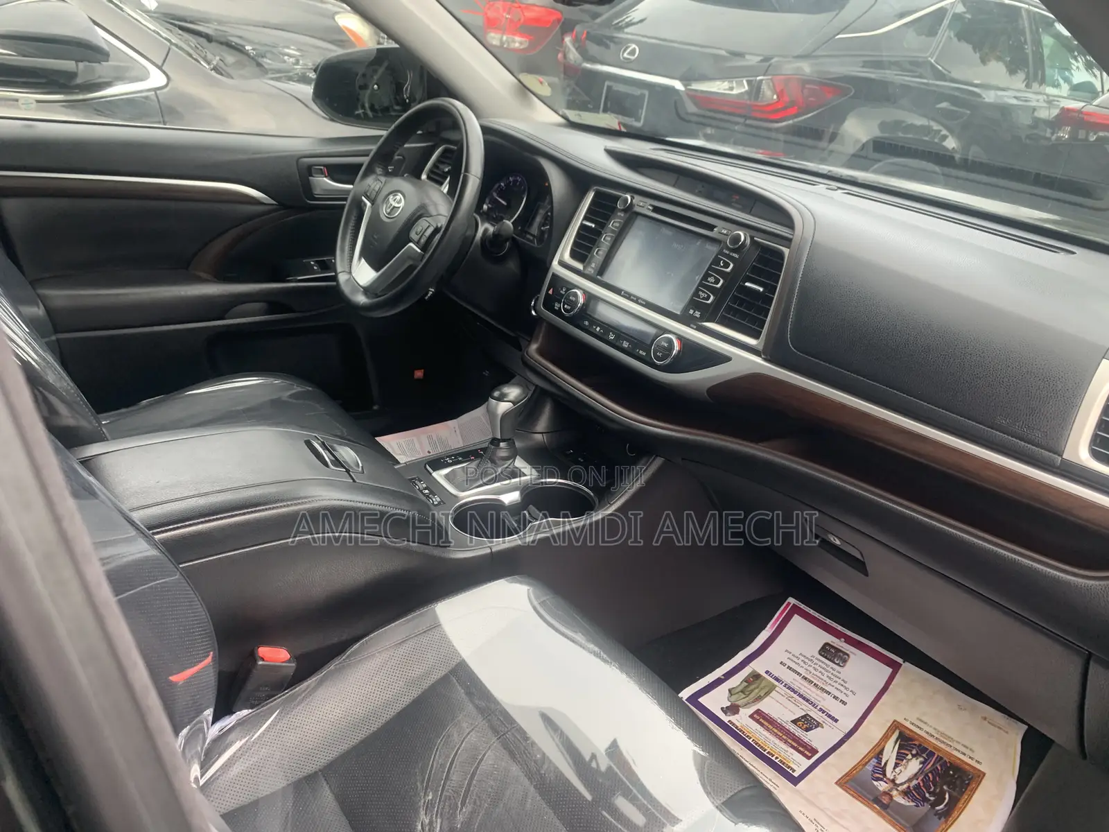 Toyota Highlander Limited 4dr SUV AWD (3.5L 6cyl 6A) 2015 Black