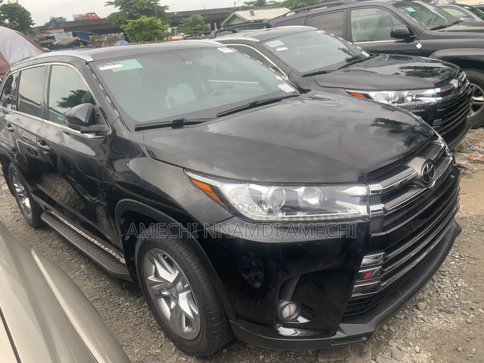 Toyota Highlander Limited 4dr SUV AWD (3.5L 6cyl 6A) 2015 Black