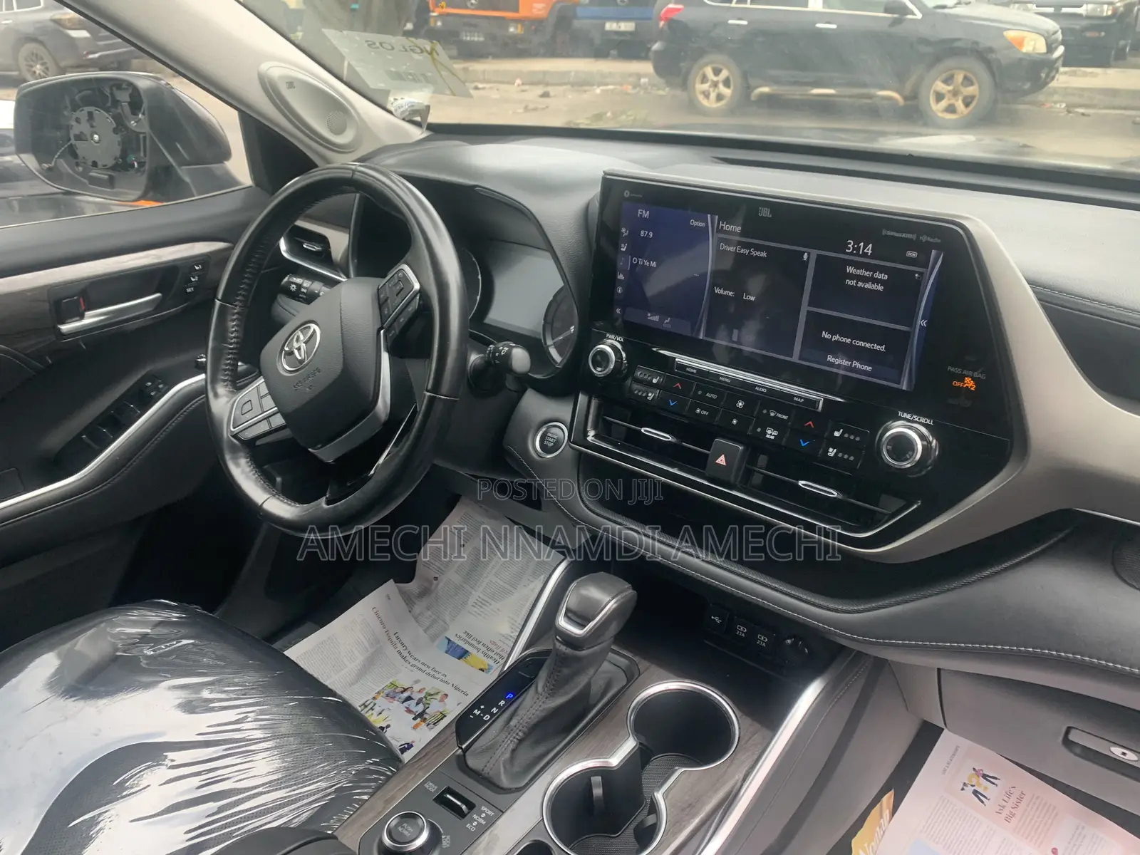 Toyota Highlander Platinum 2022 Black