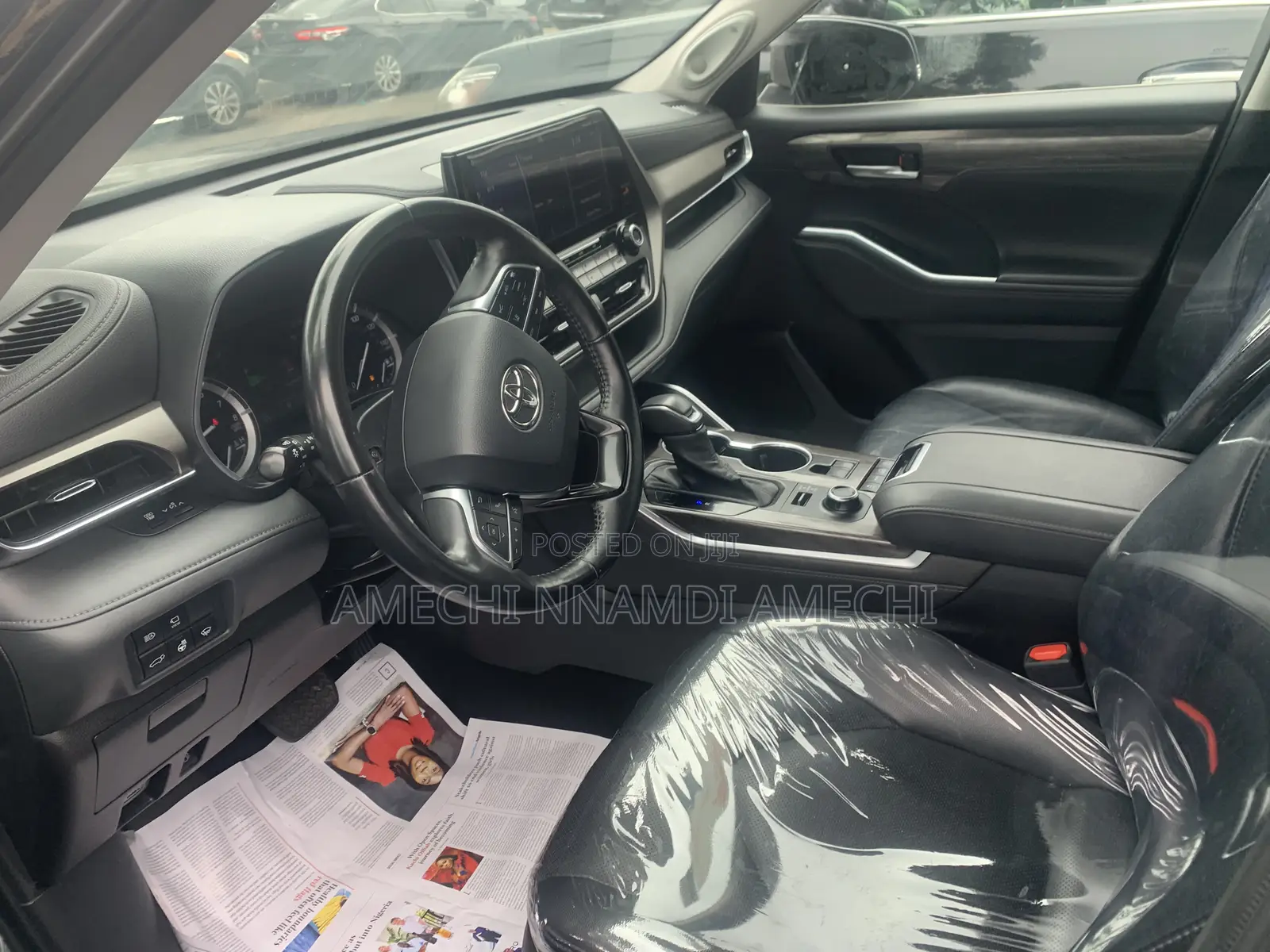 Toyota Highlander Platinum 2022 Black