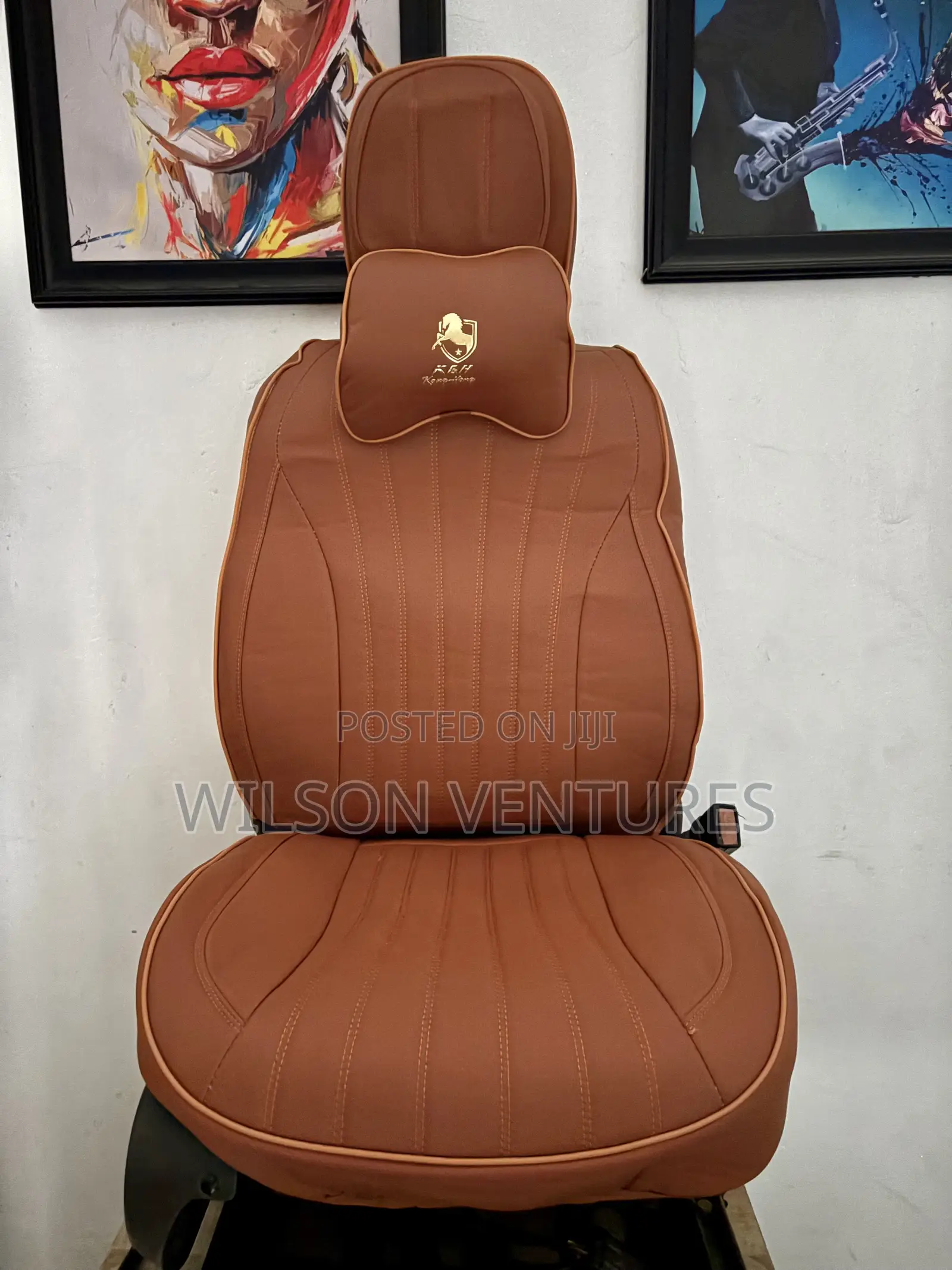 Brown Color Seat Cover for Toyota Highlander