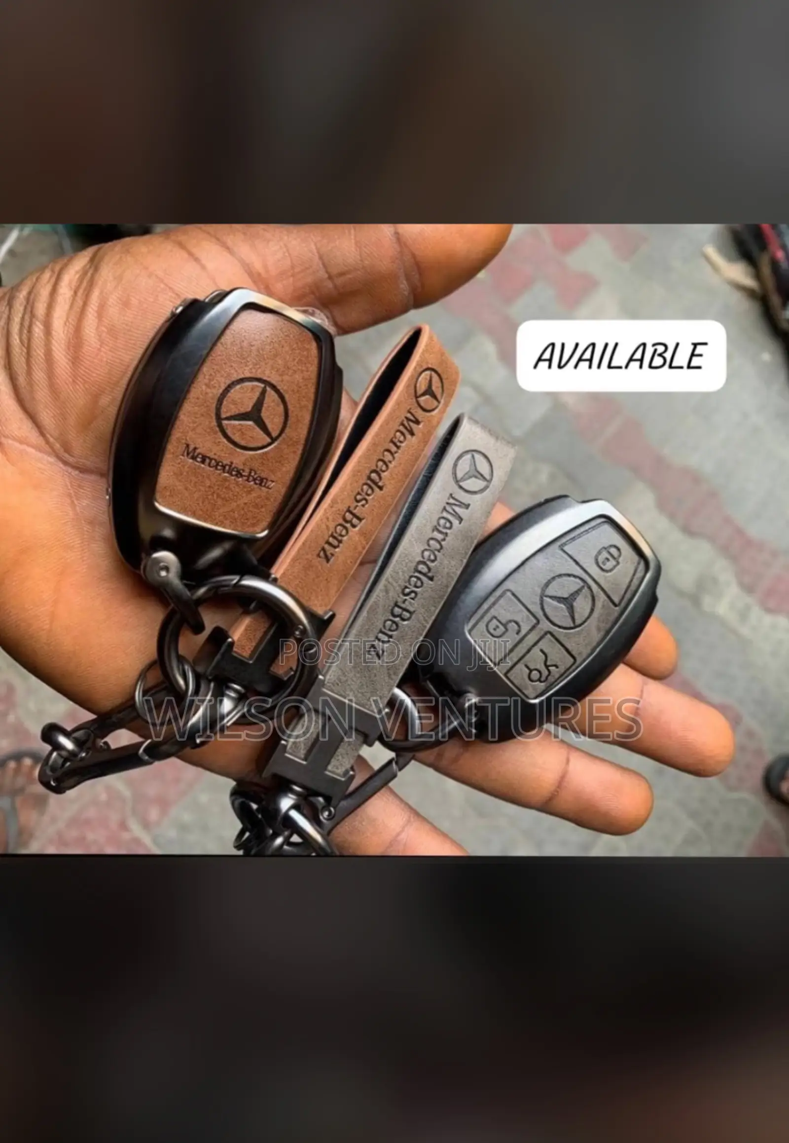 Metal Key Cover Pouch for Mercedes Benz