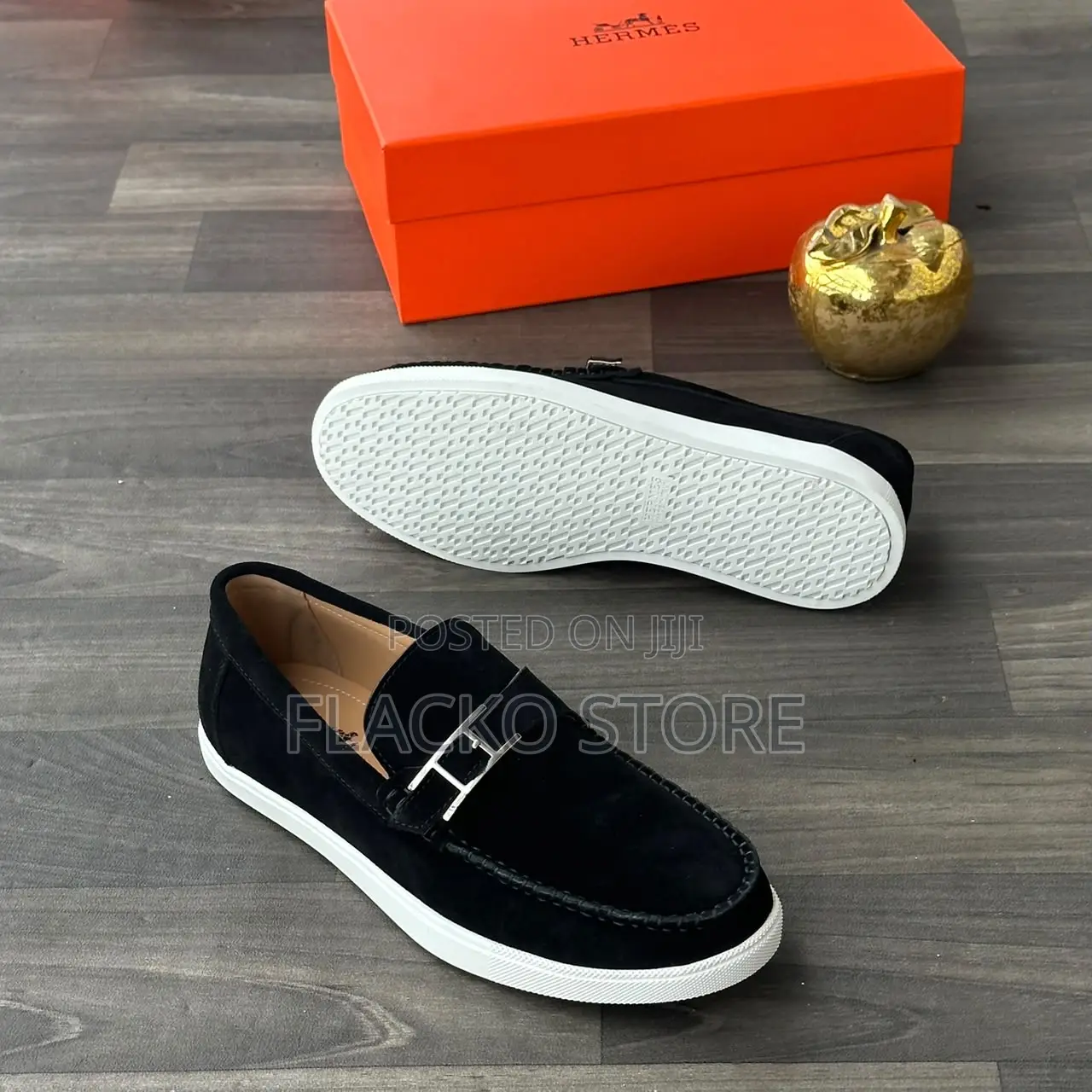 Original Hermes Luxury Moccasin Shoes