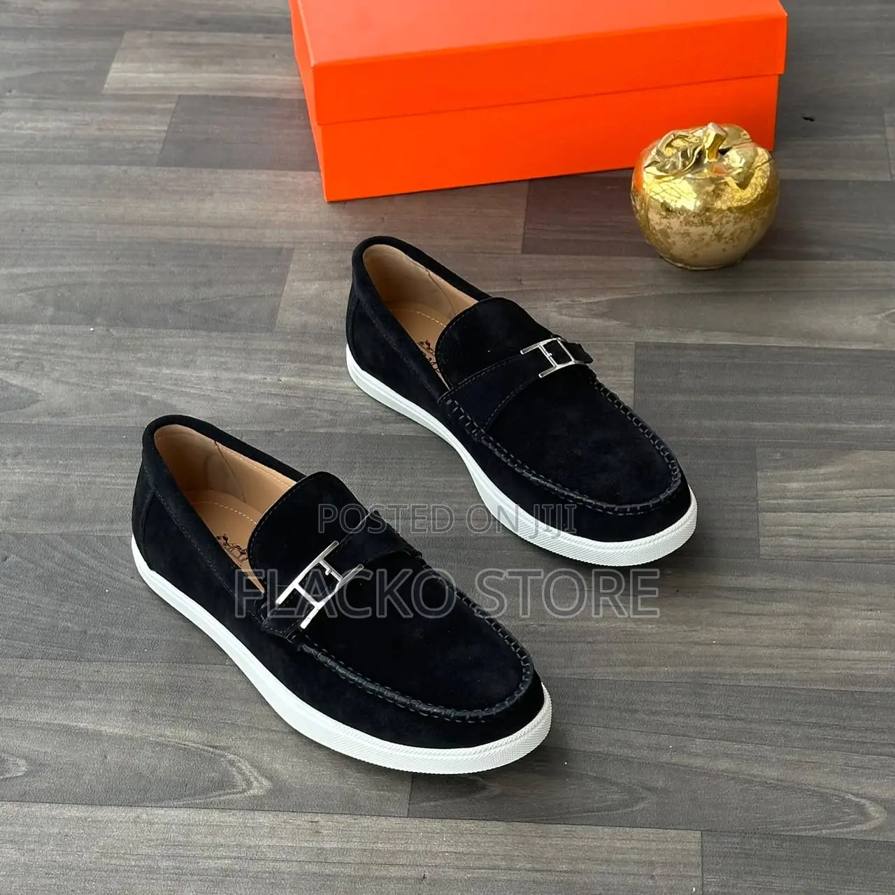 Original Hermes Luxury Moccasin Shoes