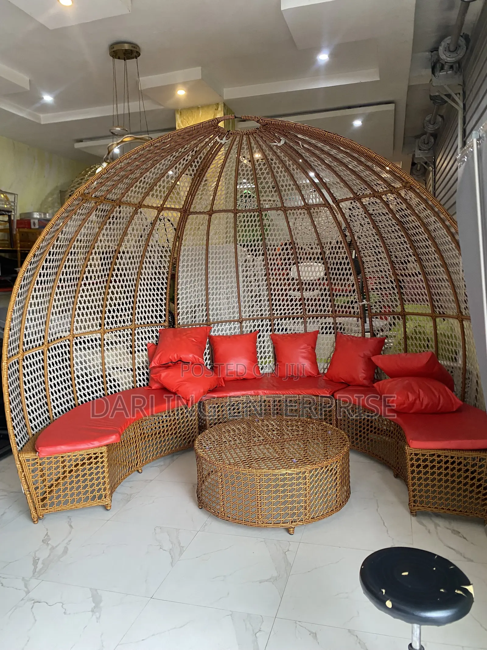 Big Rattan 10 Seater Sofa
