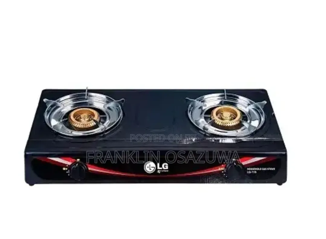 LG Double Burner Table Top Gas Cooker (Model LG-115)