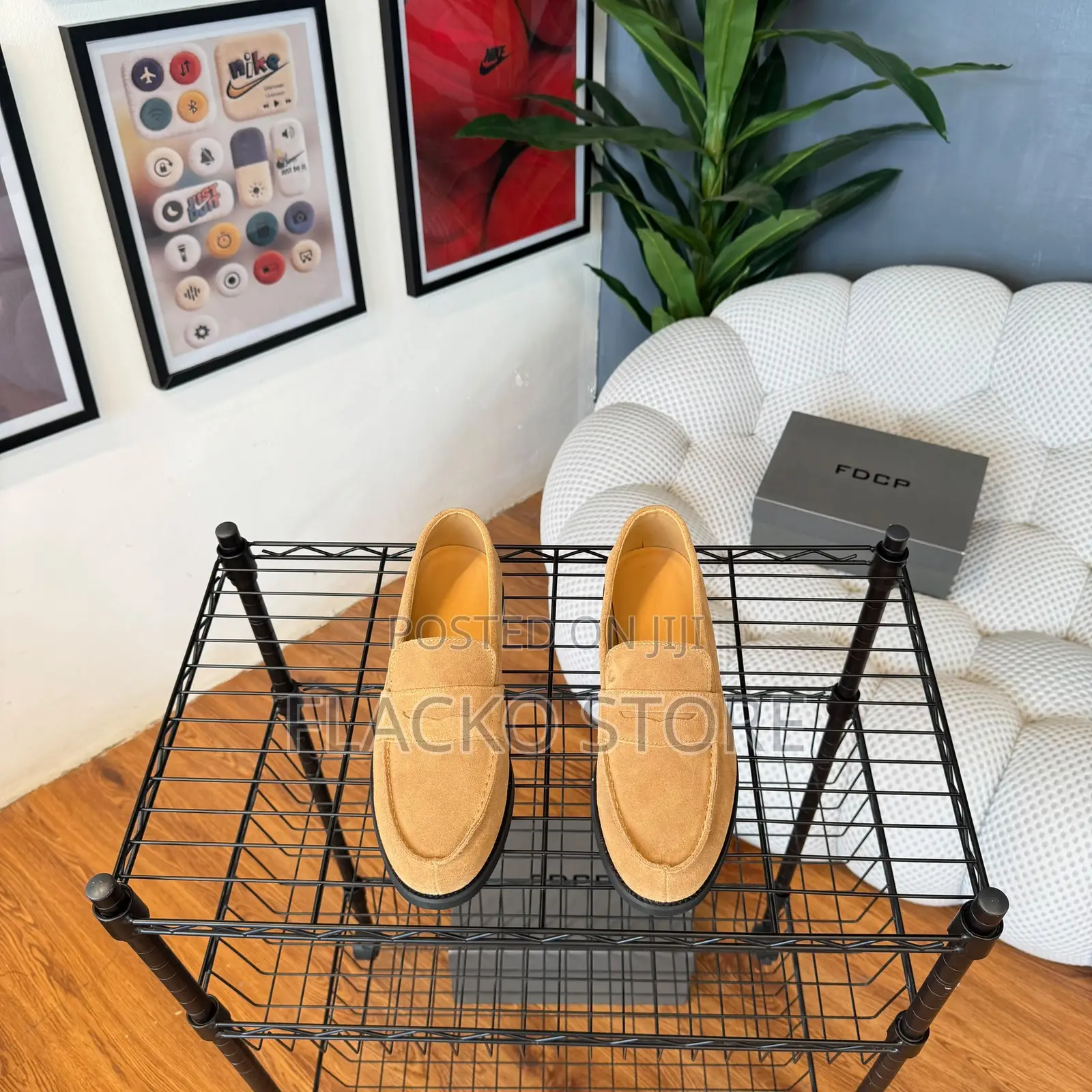 Original 180 Boxcalf Suede Penny Loafers Shoes