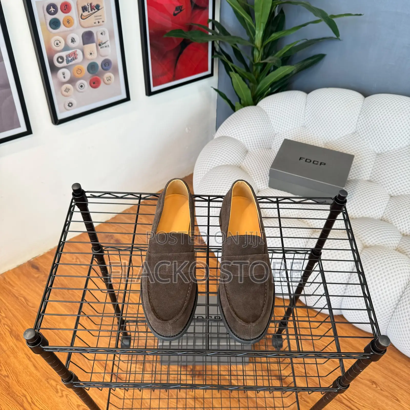Original 180 Boxcalf Suede Penny Loafers Shoes