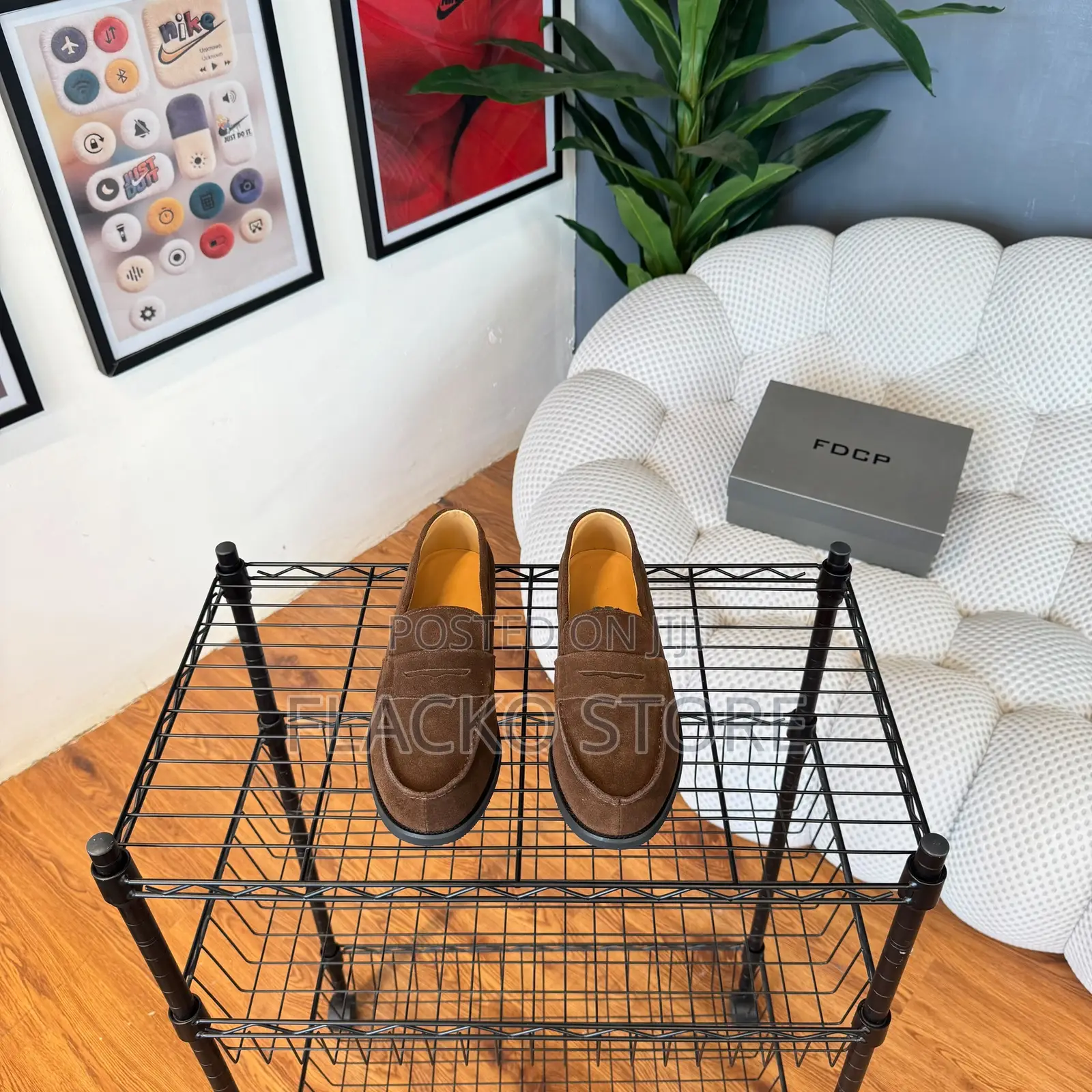 Original 180 Boxcalf Suede Penny Loafers Shoes
