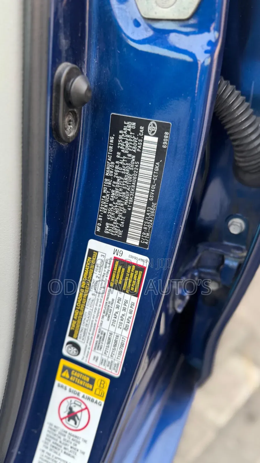 Toyota Camry XLE V6 4dr Sedan (3.5L 6cyl 6AM) 2010 Blue
