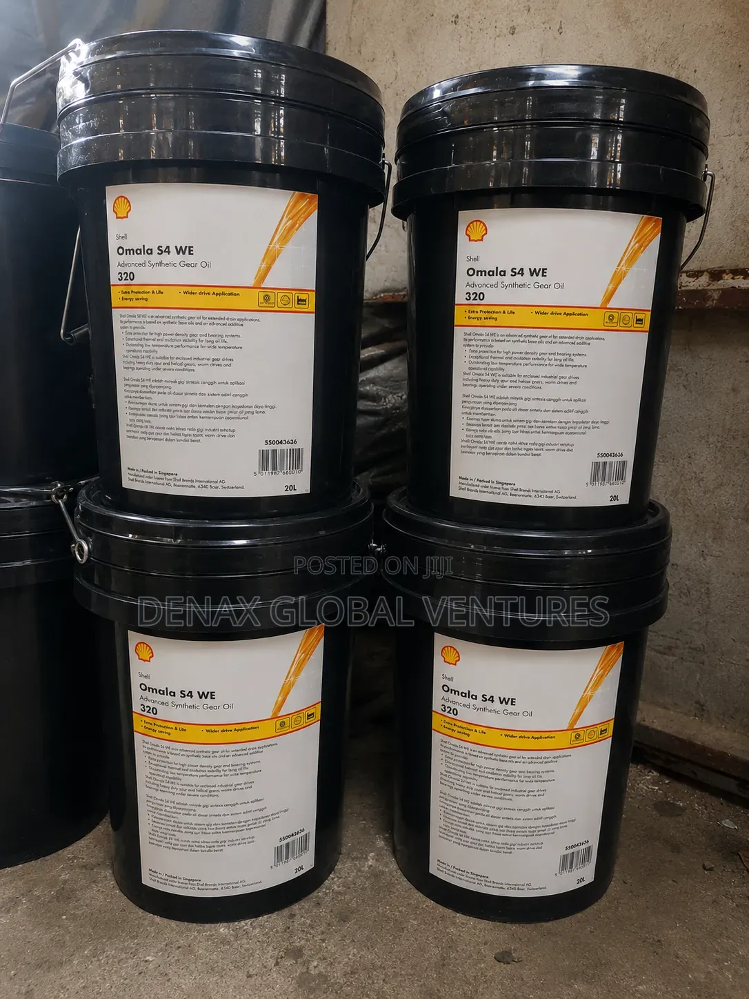 Shell Omala S4 We 320 Advanced Synthetic Gear Oil