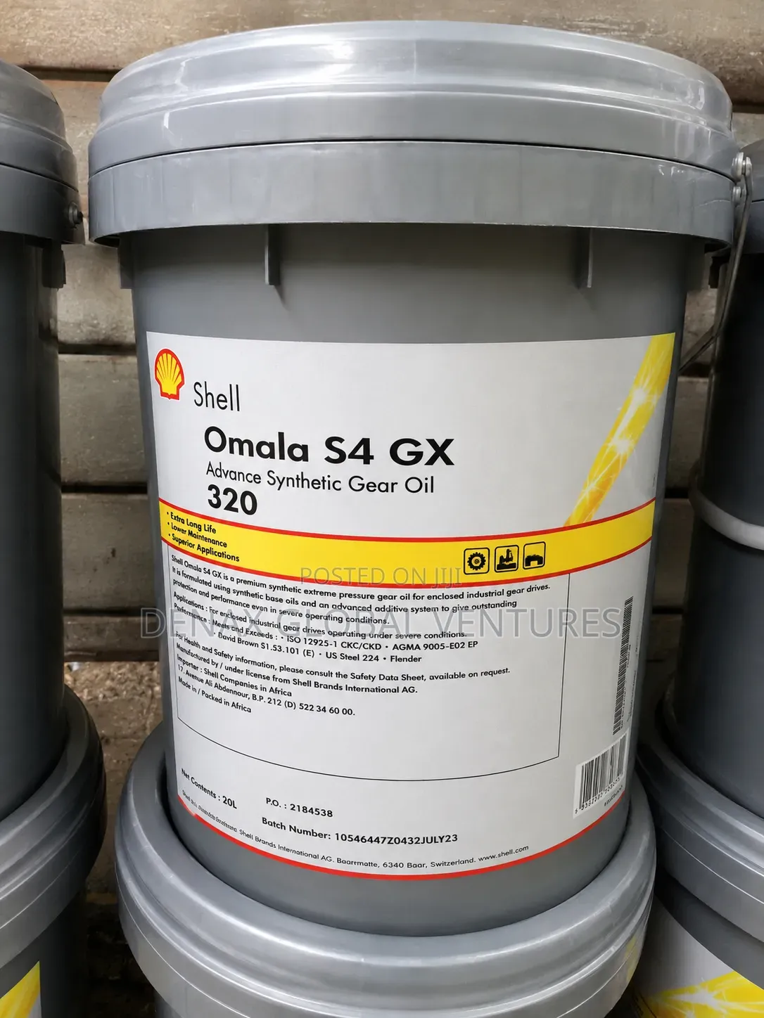 Shell Omala S4 Gx 320 Synthetic Gear Oil