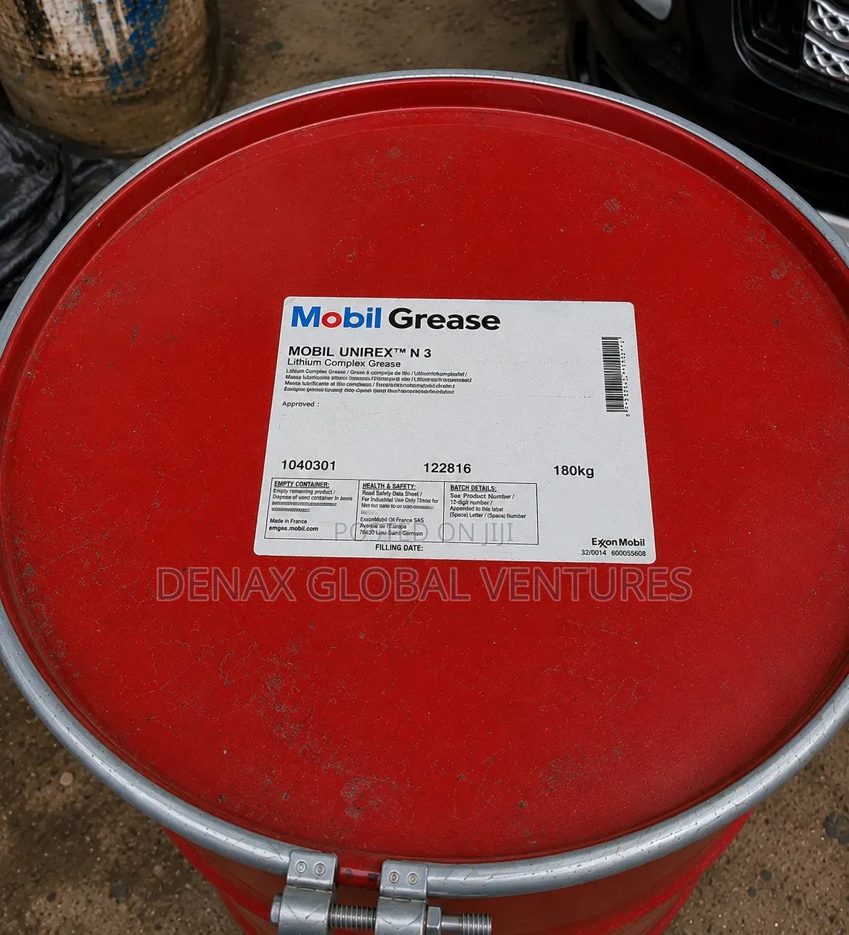 Mobil Unirex N3 Lithium Complex Grease 180kg Drum