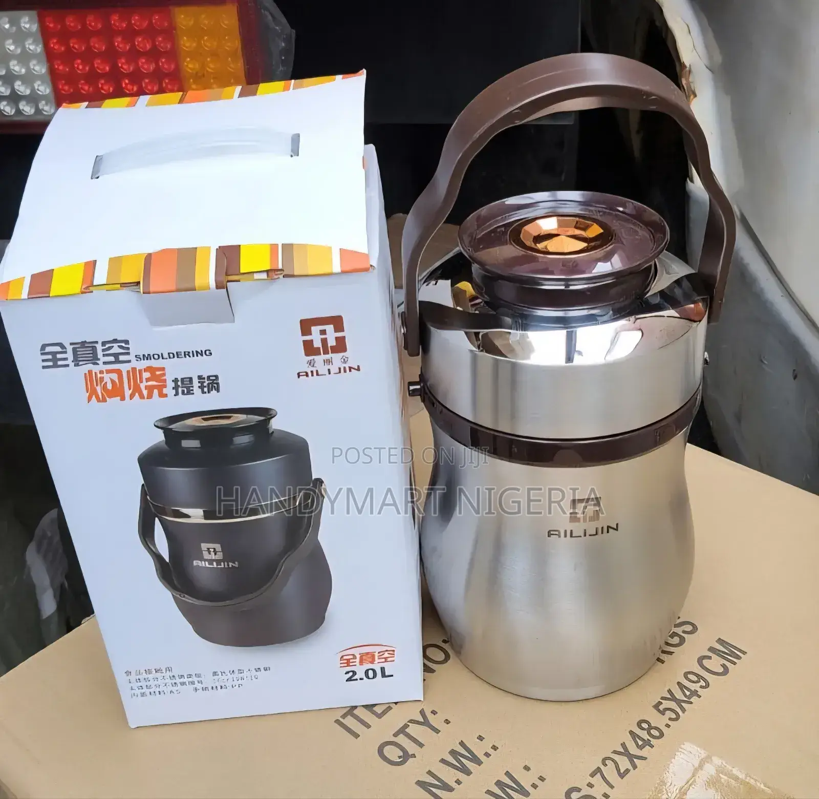 Ailijin 2.0L High Quality Thermal Food Flask 22% OFF